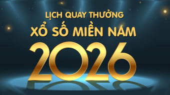 Lịch quay thưởng xổ số miền Nam năm 2026 - Dự kiến áp dụng từ 1/1/2026