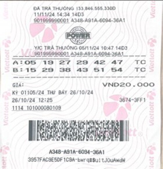 Tấm vé may mắn của anh P.